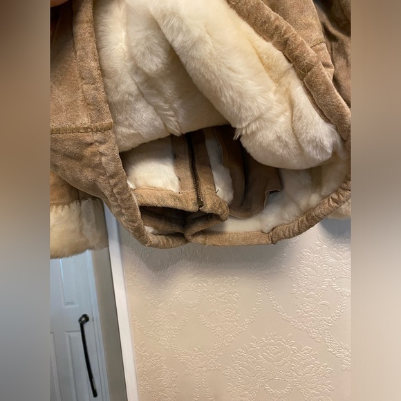 Wilson’s Leather Women's Tan and Cream Jacket - Picture 5 of 8